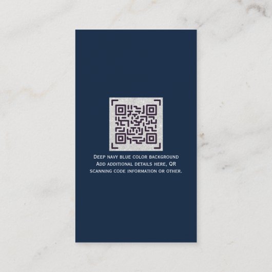 Carte D'accompagnement Budget QR Code Website RSVP Mariage de l'hôtel Dét (Dos)