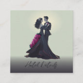 Carte D'accompagnement Budget Romantique Gothique Détails de l'hôtel (Devant)