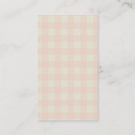 Carte D'accompagnement Buffalo Plaid (Dos)