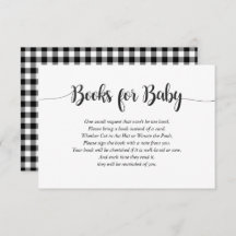 Buffalo Plaid Apporte Un Baby shower De Livre