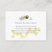 Carte D'accompagnement Bumble / Miel Bee Daisy Blanc S'il vous plaît appo (Devant)