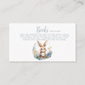 Carte D'accompagnement Bunny Genre Neutre Baby shower LIVRES POUR BÉBÉ (Devant)