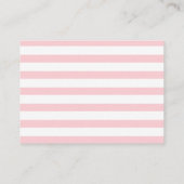 Carte D'accompagnement Bunny Pink Floral Books for Baby Book Request (Dos)