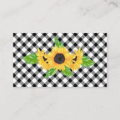 Carte D'accompagnement BW Checks Baby Q BBQ Douche Déchets Raffle (Dos)