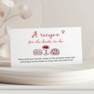 Carte D'accompagnement C’est Amore Whimsical Italian Red Partagez une rec