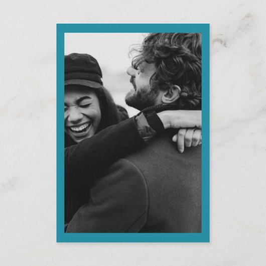 Carte D'accompagnement Cabo Wedding Inviter Retro RSVP QR Code Enfermer (Dos)