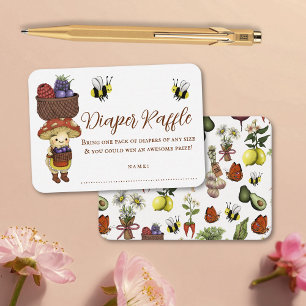 Carte D'accompagnement Cadeau Bébé Petite Pousse Fête de Naissance Tirage