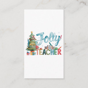 Carte D'accompagnement Cadeau pour l'enseignant Joyeux Noël Enseignant