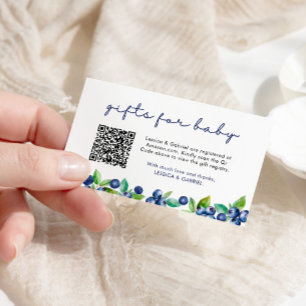 Carte D'accompagnement Cadeaux Berry Sweet Pour Registre Baby shower