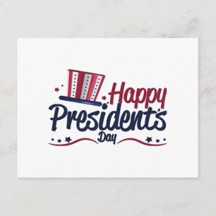 Carte D'accompagnement Cadeaux de conception de jour de président heureux