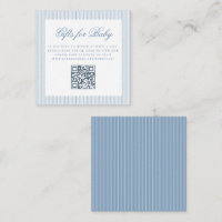 Cadeaux pour Baby Boy Blue en ligne Code QR Regist