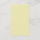 Carte D'accompagnement Cadre élégant sur Mariage de monogramme jaune céle (Dos)