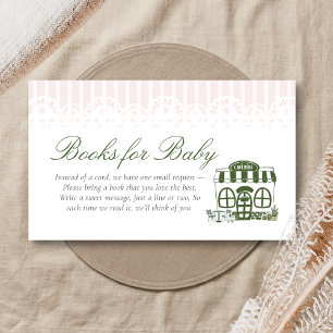 Carte D'accompagnement Cafe Bebe Coffee Baby Shower Livres pour Bébé