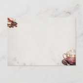 Carte D'accompagnement Café Crémeux Base Blank Recette Card (Devant)