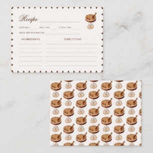 Carte D'accompagnement Café Espresso Recette pour la Fête des mariées de 
