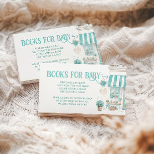 Carte D'accompagnement Café Parisien Bonjour Bebe Baby shower Book