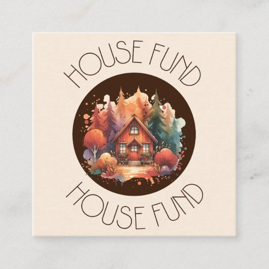 Carte D'accompagnement Caisse Maison (Devant)