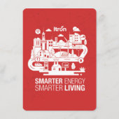 Carte D'accompagnement Calendrier 2025 Bleu (Dos)