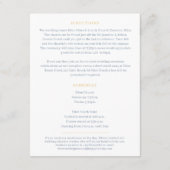 Carte D'accompagnement Calendrier des directions mariage blanc gris coeur (Dos)