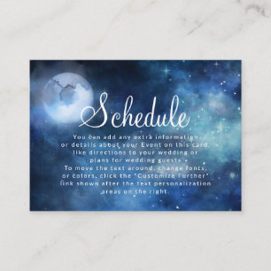 Carte D'accompagnement Calendrier des Mariages célestes de la Pleine lune