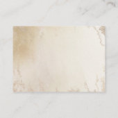 Carte D'accompagnement Calendrier du Mariage Ombre Jaune Or Frosted (Dos)