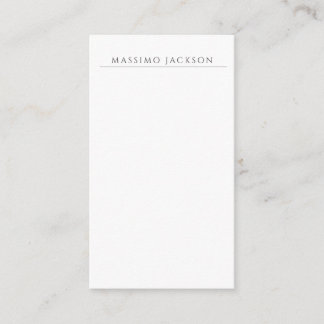 Carte D'accompagnement Calligraphie chic simple noir et blanc de son prop