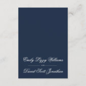 Carte D'accompagnement Calligraphie classique de l'élégance de la marine (Dos)