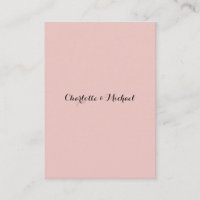 Calligraphie de mariage Élégante Rose Gold Nom sim