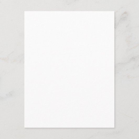 Carte D'accompagnement Calligraphie de nom Script Plain Simple Blanc Bleu (Dos)