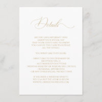 Calligraphie Mariage Fairy Tale Détails Faux Gold