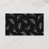 Carte D'accompagnement Calligraphie moderne élégante pour réponse de mari (Dos)