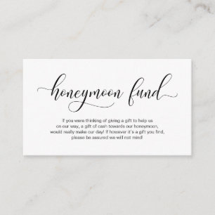 Carte D'accompagnement Calligraphie noire moderne, Fonds pour lune de mie