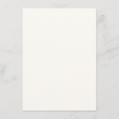 Carte D'accompagnement Calligraphy Script Details Wedding (Dos)