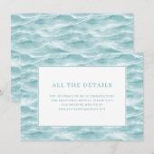 Carte D'accompagnement Calm Blue Ocean Waves (Devant / Derrière)