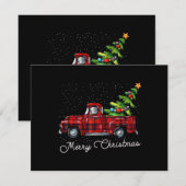 Carte D'accompagnement Camion de ramassage de Buffalo Rouge avec char de (Devant / Derrière)