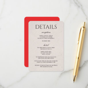 Carte D'accompagnement Camionnette Rouge Vintage
