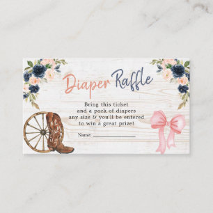 Carte D'accompagnement Campagne Boots ou Bows Genre Révéler Déchets Raffl
