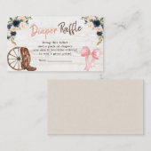 Carte D'accompagnement Campagne Boots ou Bows Genre Révéler Déchets Raffl (Devant / Derrière)