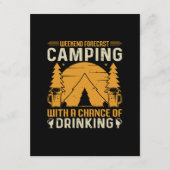 Carte D'accompagnement Camping et boisson (Devant)