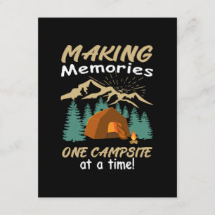 Carte D'accompagnement CAMPING Faire des souvenirs