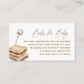 Carte D'accompagnement Camping Smore Fun Baby shower Livres pour bébé (Devant)