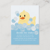Carte D'accompagnement Caoutchouc Boy Baby shower Bleu Boy en caoutchouc  (Devant)