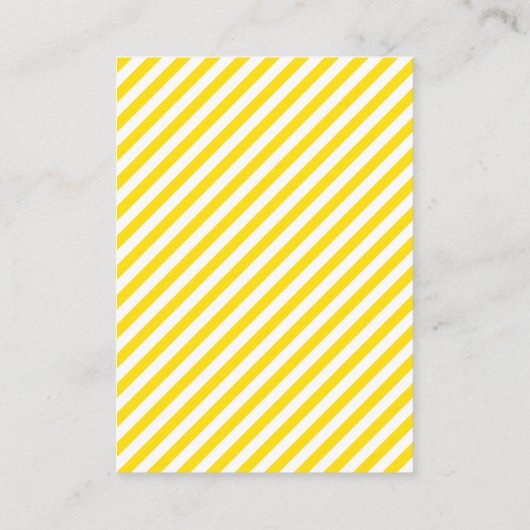 Carte D'accompagnement Caoutchouc Jaune et bleu en caoutchouc (Dos)