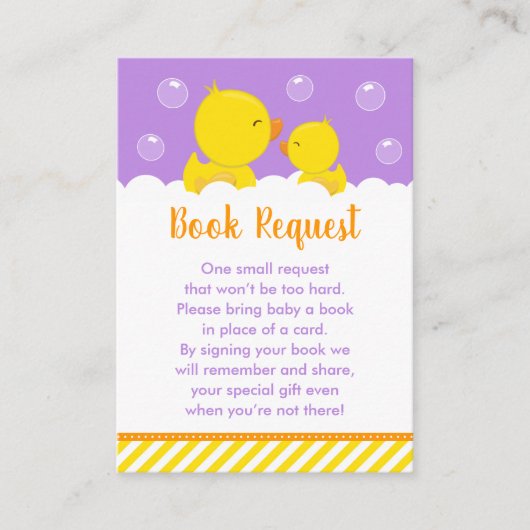 Carte D'accompagnement Caoutchouc jaune et pourpre en caoutchouc Demande (Devant)