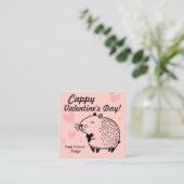 Carte D'accompagnement Cappy Saint-Valentin | Capybara Saint-Valentin (Debout devant)