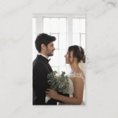 Carte D'accompagnement Capture d'amour de mariage moderne Code Qr rose (Dos)