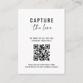 Carte D'accompagnement Capture de l'écriture manuscrite de la photo Code  (Devant)