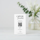 Carte D'accompagnement Capturer l'amour Photo I Spy Mariage Jeu de récupé (Debout devant)