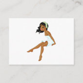 Carte D'accompagnement Carafe à crémaillère à fée ethnique Raffle à couch (Dos)