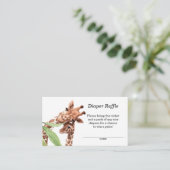 Carte D'accompagnement Carafe de couches maman et bébé (Debout devant)